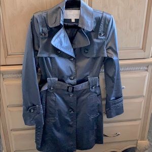 Figure flattering rain coat